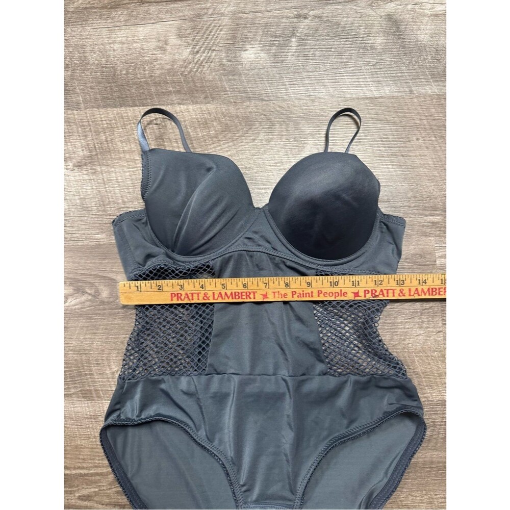 Inteco Intimates Grey One Piece Size Large - Picture 7 of 8